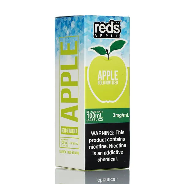 7 Daze - Reds Apple eJuice Gold Kiwi ICED- 100ml