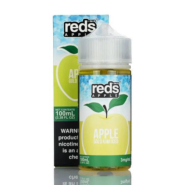 7 Daze - Reds Apple eJuice Gold Kiwi ICED- 100ml