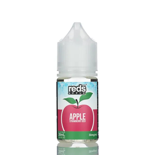 7 Daze Salt Series - Reds Apple Strawberry Iced - 30ml