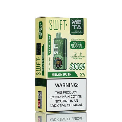 SWFT META 30000 Puffs Rechargeable Disposable Vape - 24mL