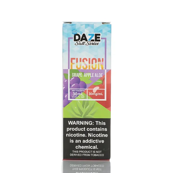 7 Daze Fusion TFN Salt - Grape Apple Aloe ICED - 30ml