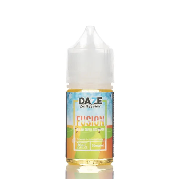 7 Daze Fusion TFN Salt - Yellow Green Red Mango ICED - 30ml