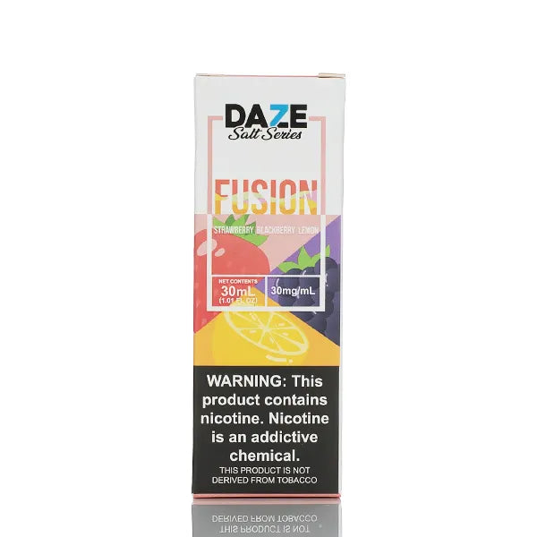 7 Daze Fusion TFN Salt - Strawberry Blackberry Lemon - 30ml