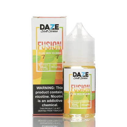 7 Daze Fusion TFN Salt - Yellow Green Red Mango - 30ml