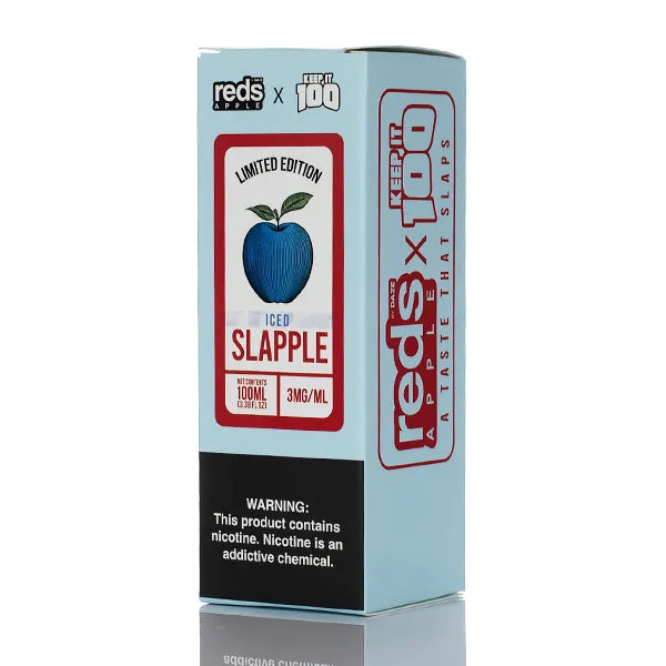 7 Daze Reds Apple x Keep It 100 - Slapple Iced - 100ml