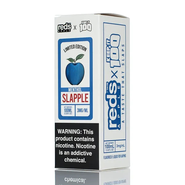 7 Daze Reds Apple x Keep It 100 - Slapple Menthol - 100ml