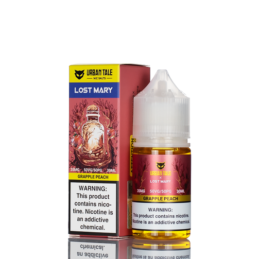 Urban Tale x Lost Mary Nic Salt - Grapple Peach - 30ml