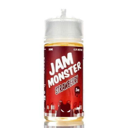 Jam Monster E-Liquid E Liquid 0mg Jam Monster - Strawberry Jam - 100ml