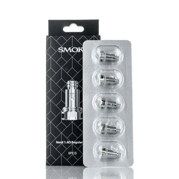 SMOK Replacement Coil Pack of 5 - 0.6 ohm Nord Mesh SMOK Nord Replacement Coil Pack