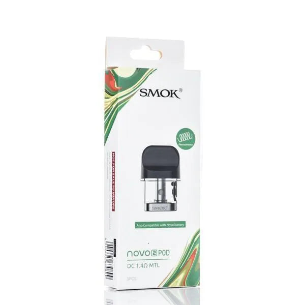 SMOK Replacement Pod Pack of 3 - 1.4 ohm DC MTL SMOK Novo 2 Replacement Pods