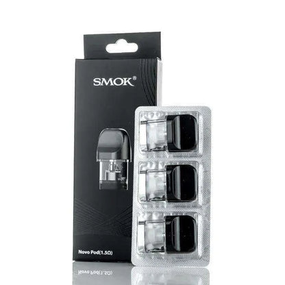 SMOK Replacement Pod Pack of 3 - 1.2 ohm Novo Replacement Cartridges SMOK Novo Replacement Cartridge