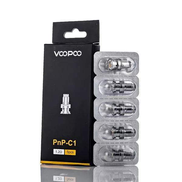 VooPoo Replacement Coil Pack of 5 - 1.2 ohm PnP C1 VooPoo PnP Replacement Coils