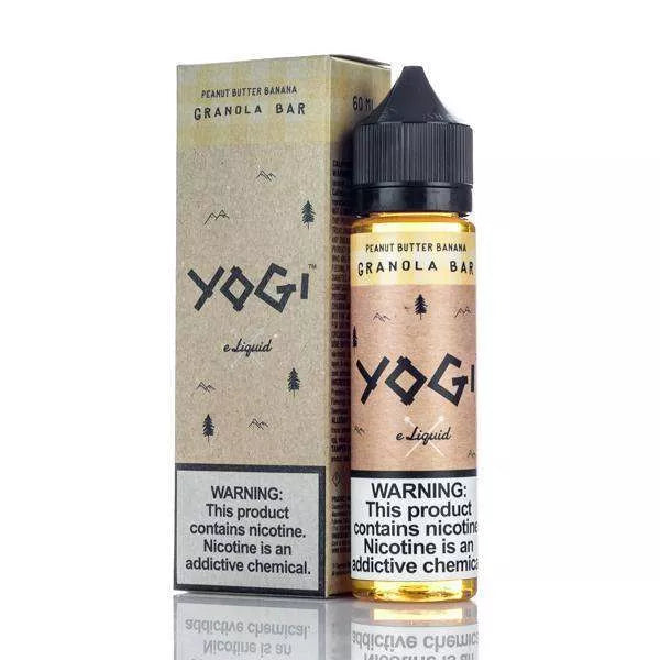 Yogi E-Liquid E Liquid 0mg Yogi E-Liquid - Peanut Butter Banana Granola - 60ml